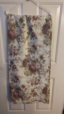 Waverly Vintage Rose Cottage Core Valance 17X74, No Flaws, Garden Room